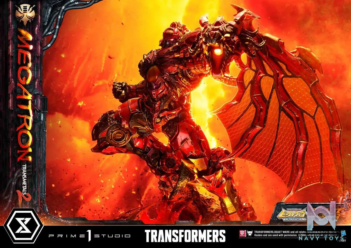Prime 1 Studio – Premium Masterline Beast Wars: Transformers Megatron Transmetal 2 PMTFBW-03 PMTFBW-03DX PMTFBW-03DXS (Licensed)