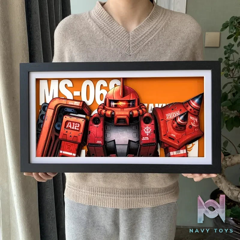 KALA HOME Studio – Zaku 3D Decorative Painting Gundam