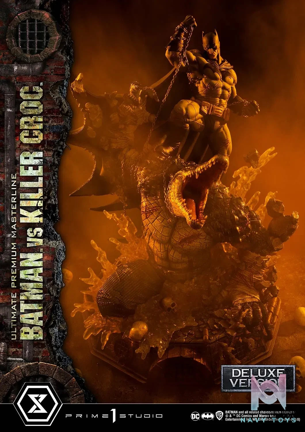 Prime 1 Studio – Ultimate Premium Masterline Batman (Comics) Batman Versus Killer Croc UPMDC-07 UPMDC-07DX UPMDC-07DXS (Licensed)