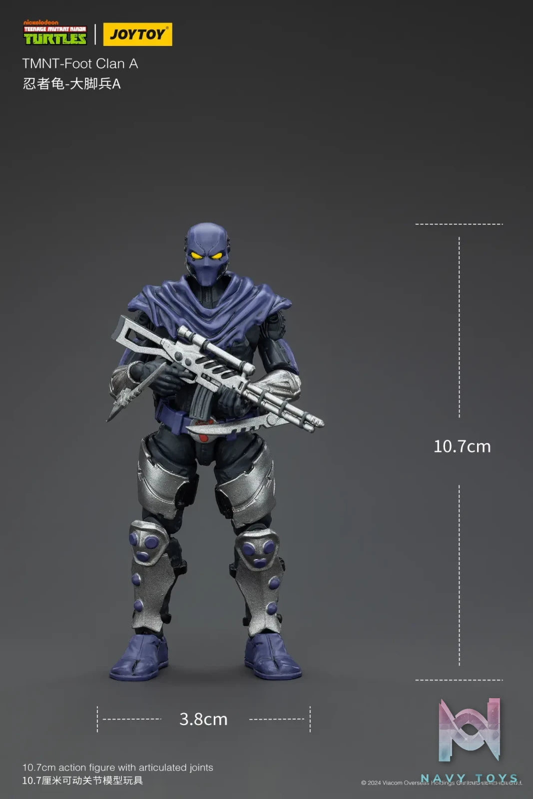 JOYTOY Studio – Teenage Mutant Ninja Turtles Shredder & Foot Clan JT00157 JT00164 JT00171 (Licensed)