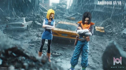 XG Studio - Dragon Ball Z Android 17 & Android 18 resin statue Navy Toys anime figure