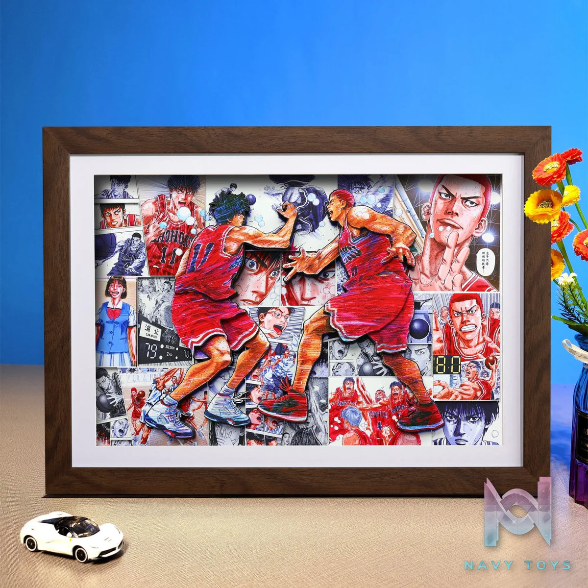Yu Zhi Jiang Studio – Slam Dunk Multiple Characters Series #4 3D Decorative Painting Slam Dunk