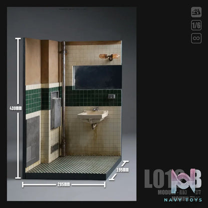 MOjingToys – 1/6 Modular Series – JOKER Bathroom Scene Base L012 (Licensed)
