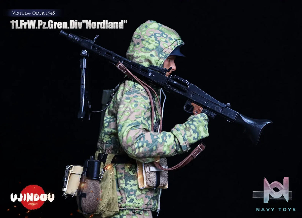 UJINDOU – 1/6 WWII 11. FrW. Pz. Gren. Div “Nordland”, Vistula – Oder 1945 UD9051 (Licensed)