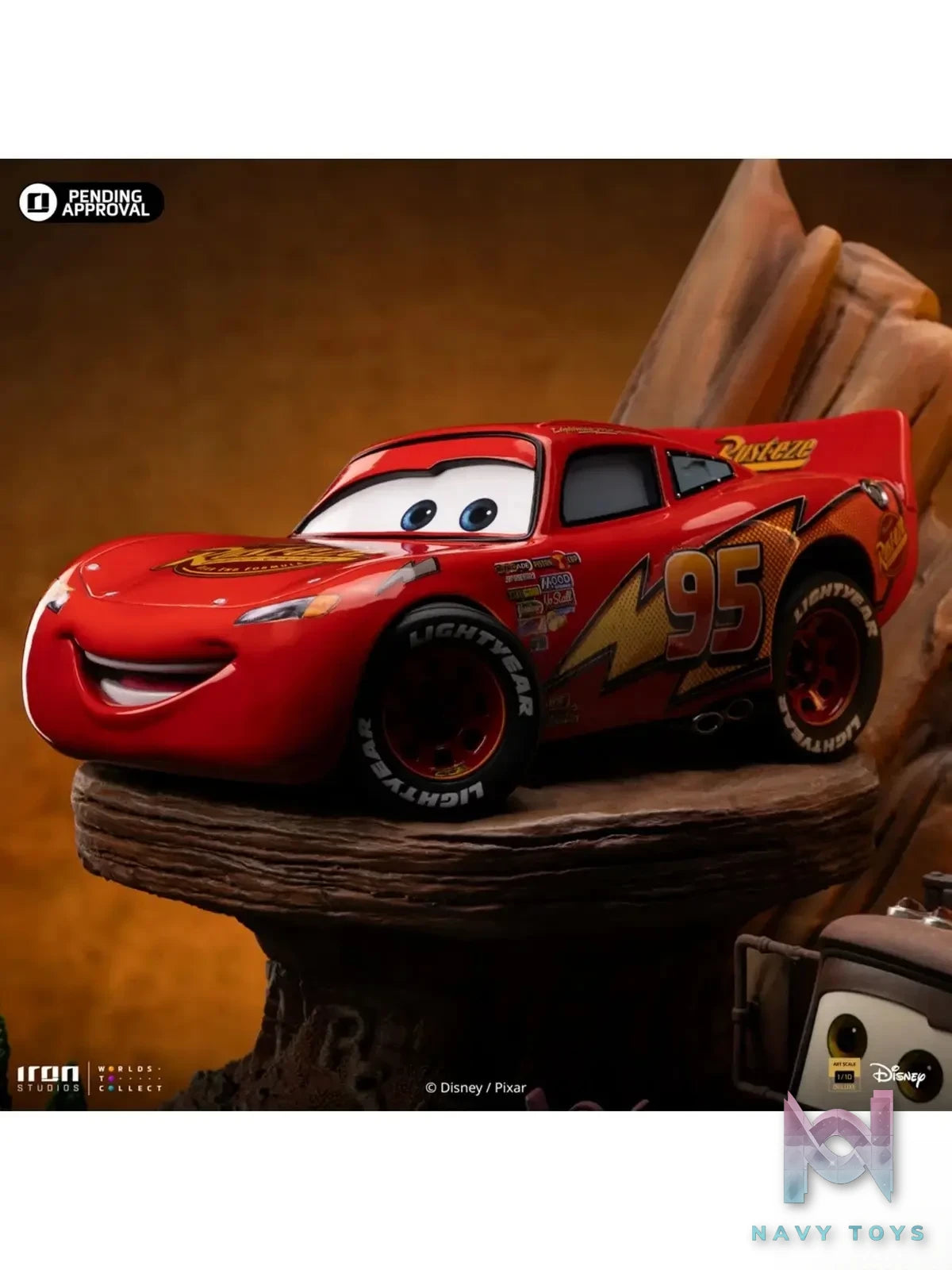 Iron Studio – Cars Lightning McQueen DSNEY114024 DSNEY113924-10 (Licensed)