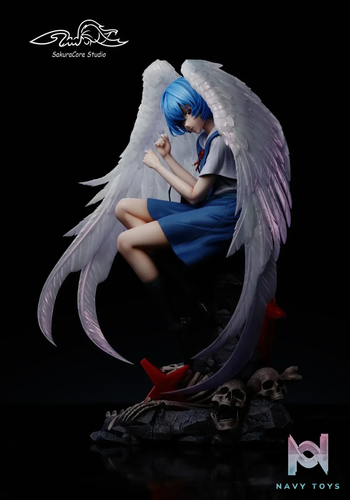 SakuraCore Studio - Neon Genesis Evangelion EVA Ayanami Rei resin statue Navy Toys anime figure
