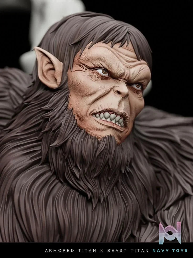Armored Titan VS Beast Titan - Attack On Titan - Chikara Studio resin statue Chikara Studio anime figure