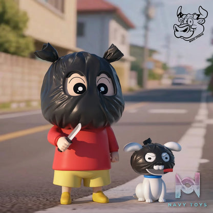 NIUZI Studio – Crayon Shin-chan Robbery Shinnosuke Nohara & Shiro