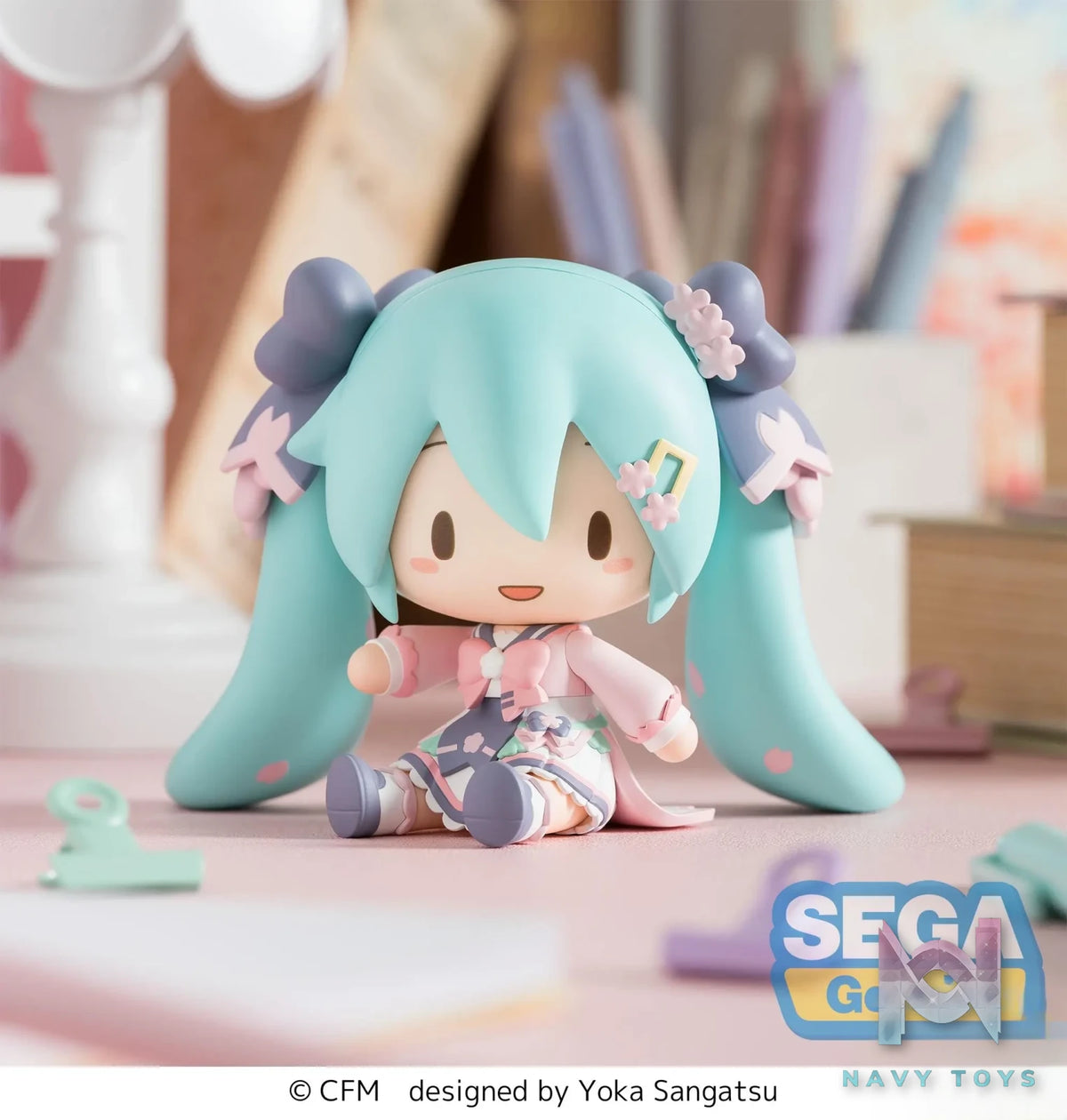 SEGA – Piapro Characters Hatsune Miku Fuwa Puchi S-Fire New School Year (Licensed)