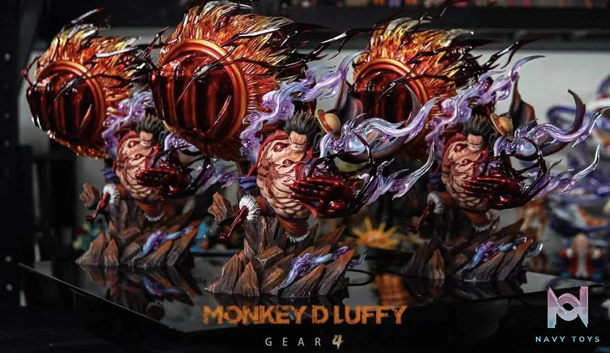 Luffy One Piece Gear 4 - YYGK resin statue Navy Toys anime figure