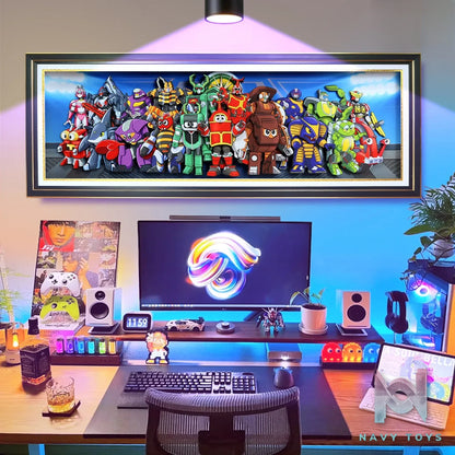 KALA HOME Studio – B-Robo Kabutack Multiple Characters 3D Decorative Painting B-Robo Kabutack