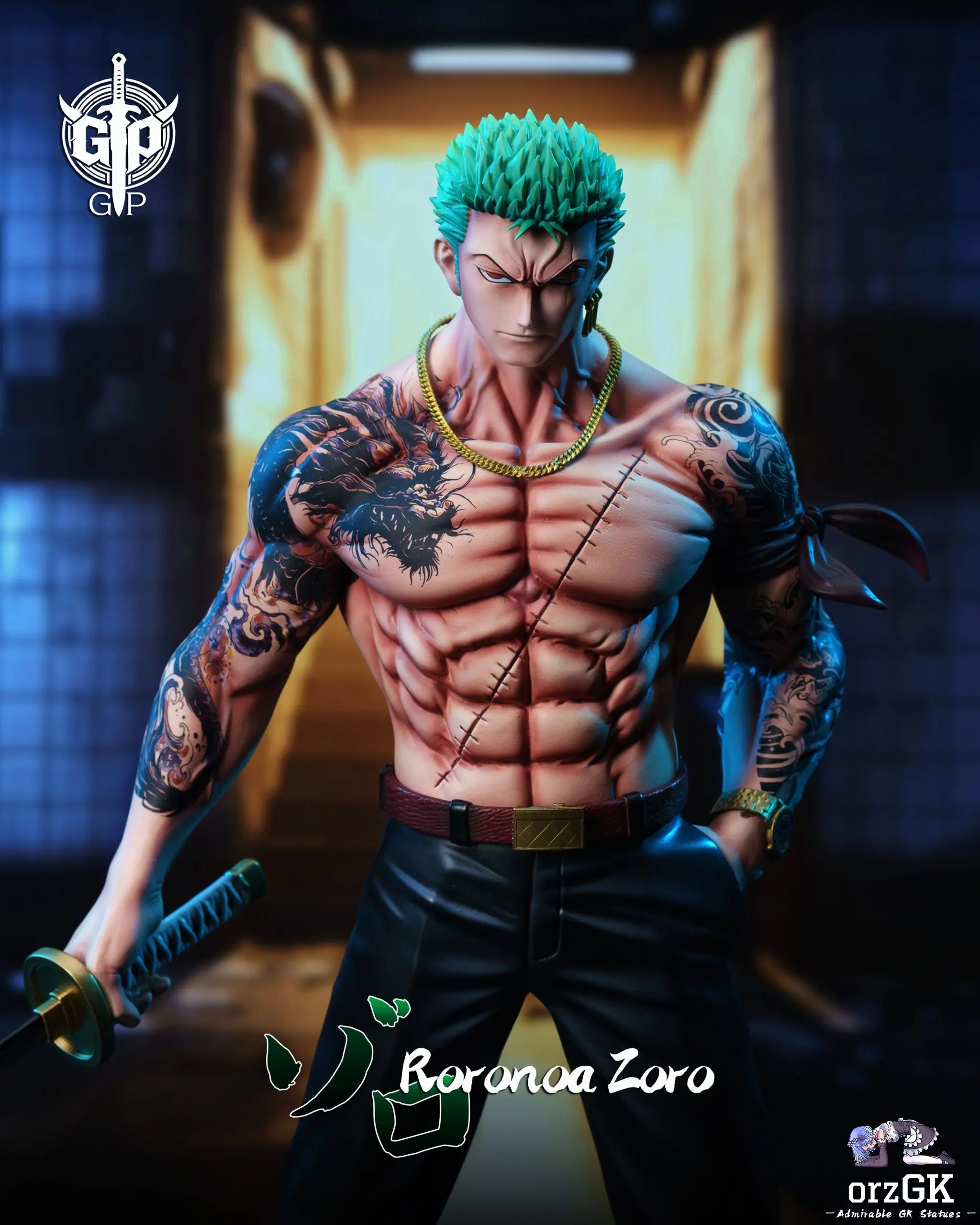 Teddyboy Series Nine Dragons Zoro - One Piece - GP Studio