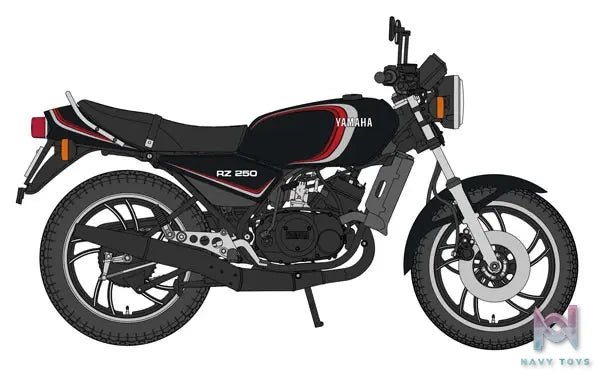 Hasegawa – 1/12 Yamaha RZ250 (4L3) (1982) “New Yamaha Black” Plastic Model (Licensed)