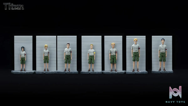 TITAN Studio – Full Series of Marley Warrior Candidates Childhood Edition Attack on Titan