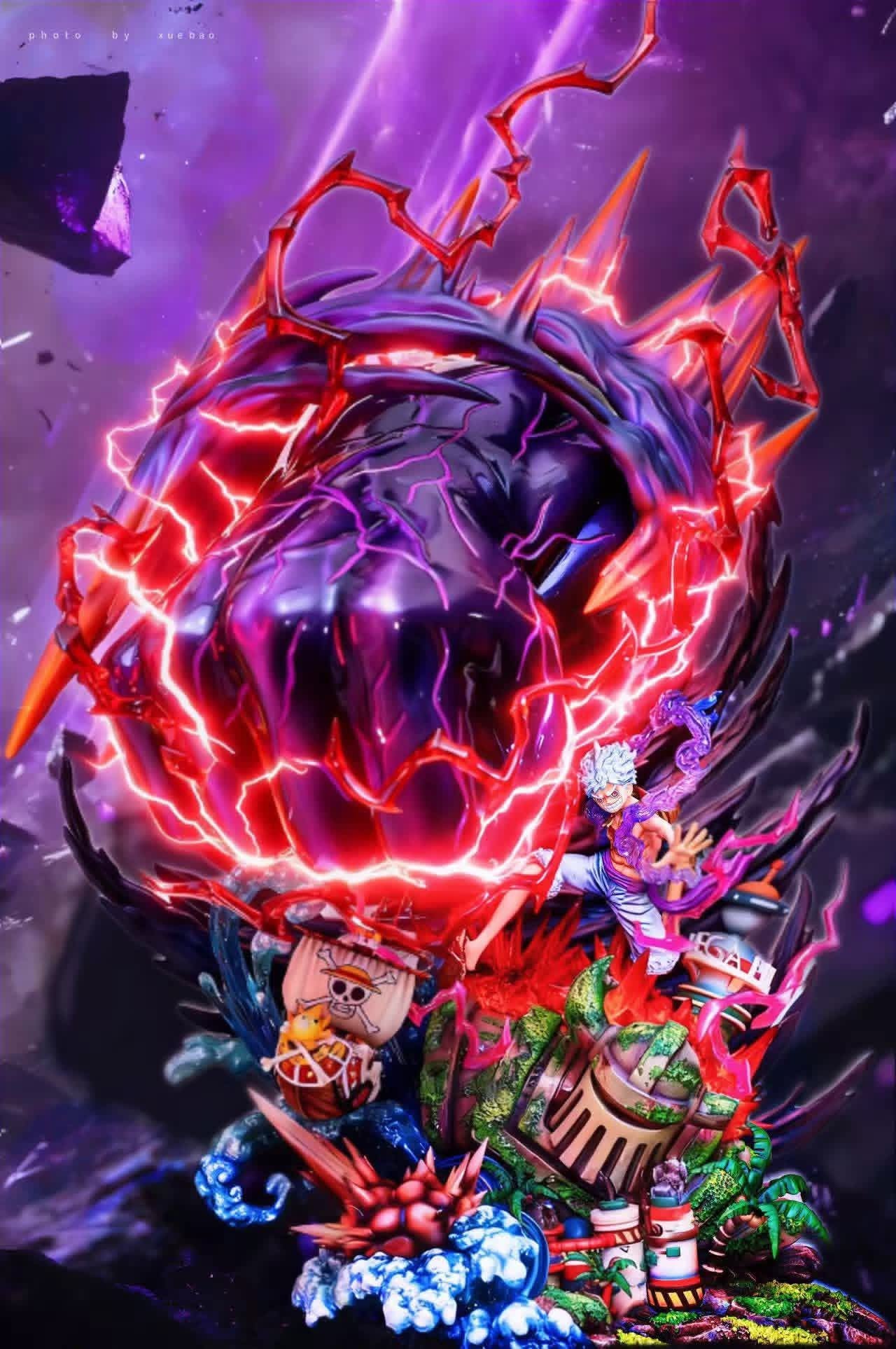 Luffy Nika resin statue Seven studio anime figure