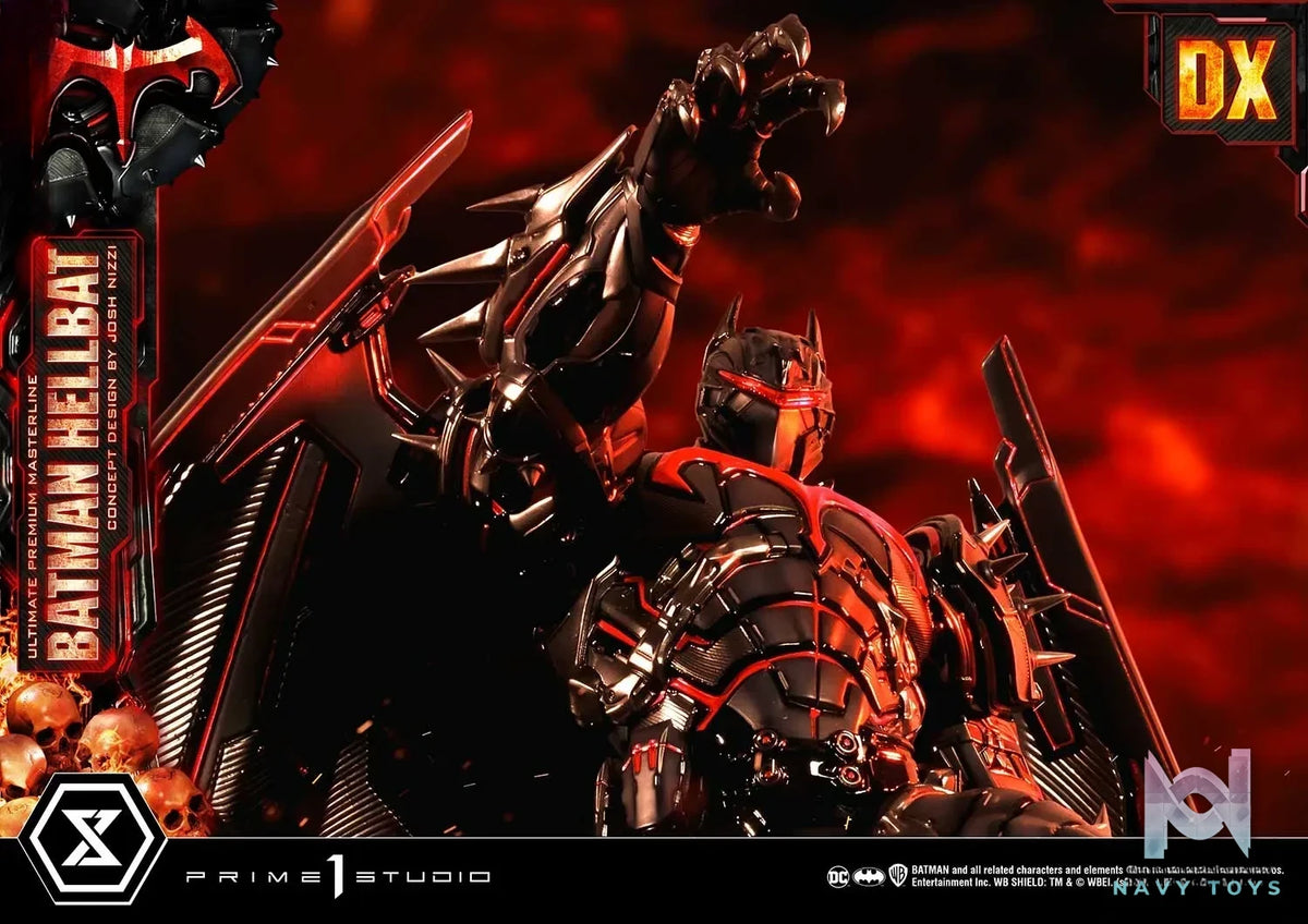 Prime 1 Studio – Ultimate Premium Masterline Batman (Comics) Batman Hellbat Concept Design by Josh Nizzi UPMDC-06 UPMDC-06DX UPMDC-06DXS (Licensed)