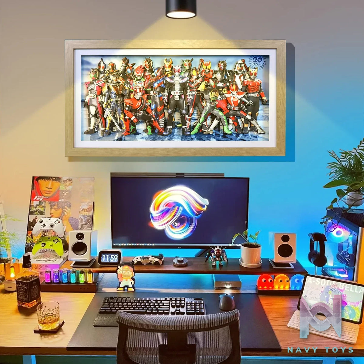 KALA HOME Studio – Kamen Rider Multiple Characters #01 3D Decorative Painting Kamen Rider