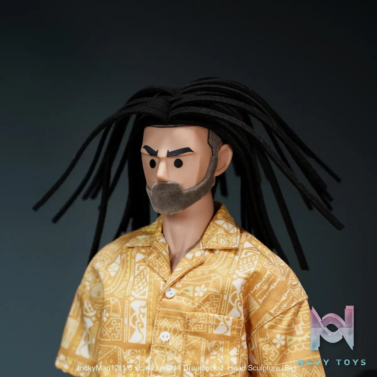 TrickyMan12 – 1/6 scale series -Dreadlocks Head Sculpture FB-10083-1 FB-10083-5 (Licensed)