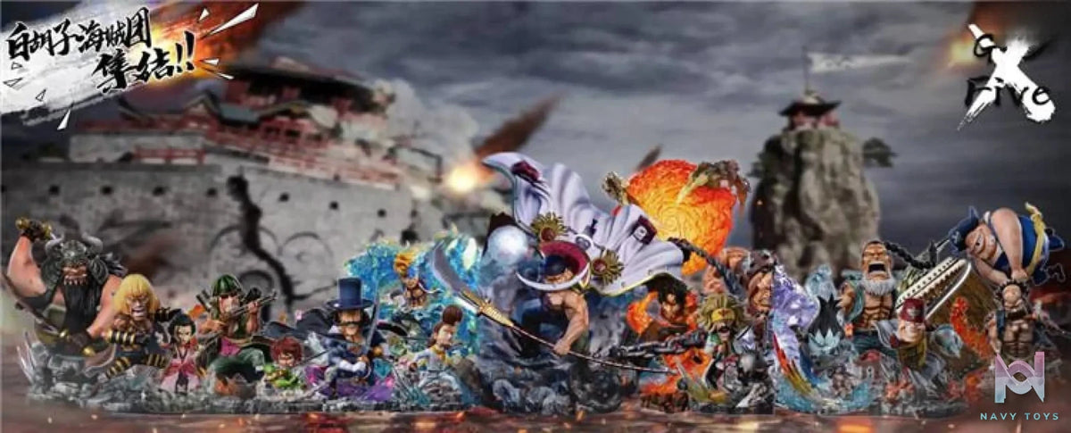 G5 Studio – One Piece The Whitebeard Pirates – Rakuyo and Curiel