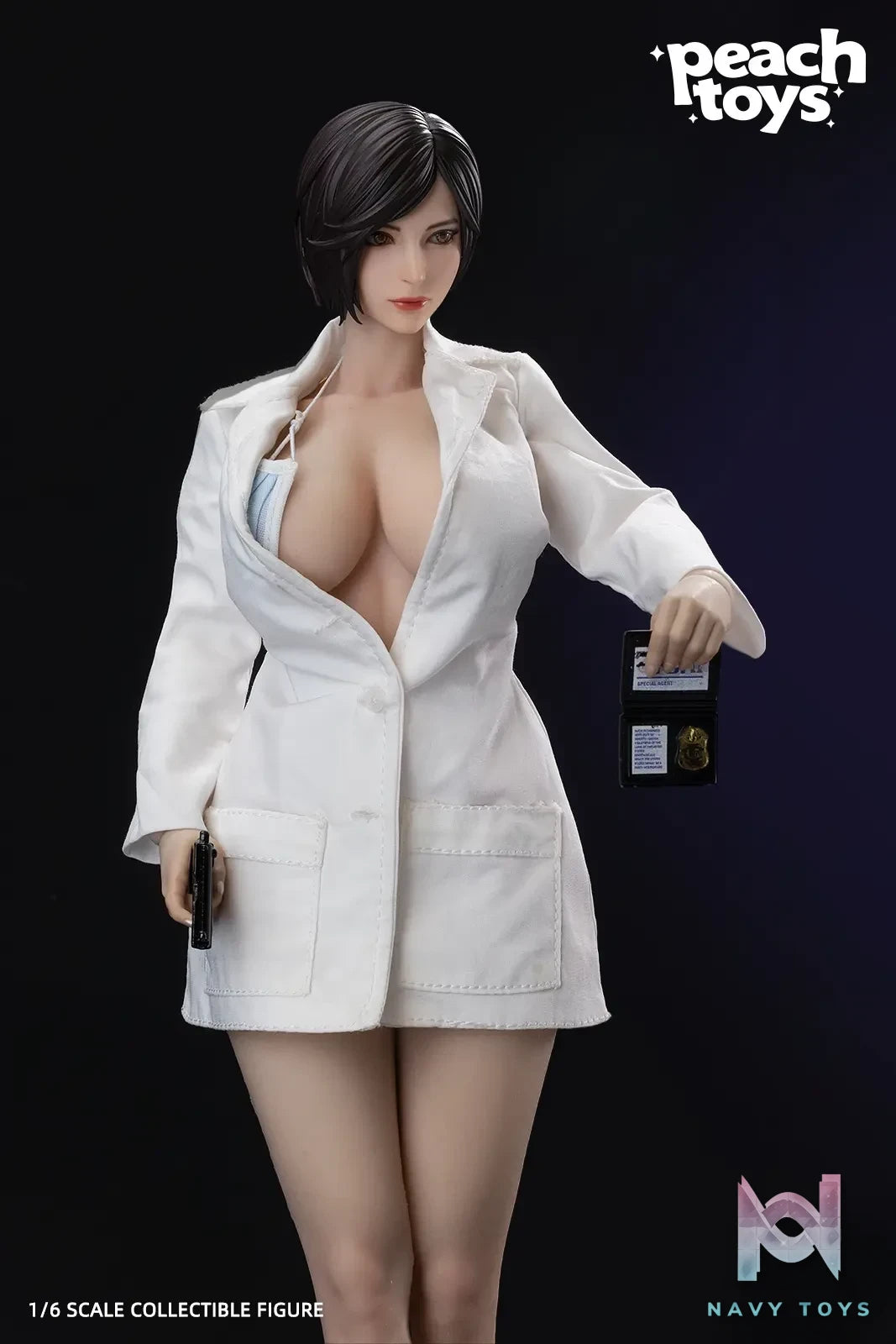 Peach Toys Studio – Ada Wong Biohazard Virus Protection Suit Set Resident Evil PEA001