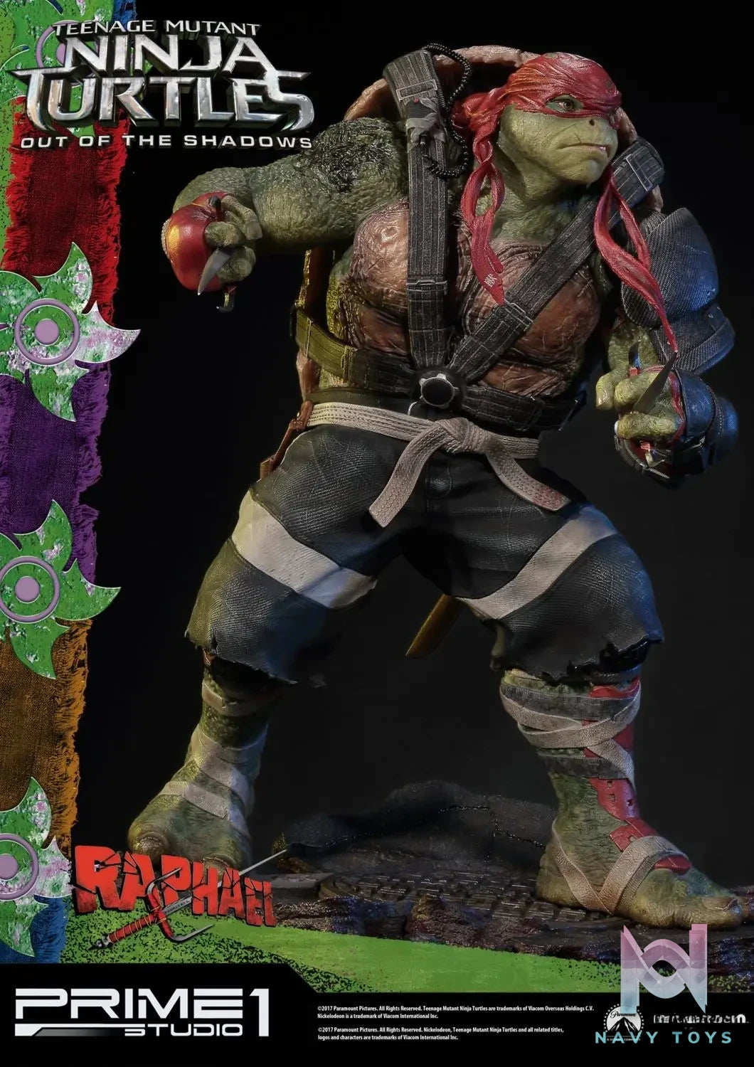 Prime 1 Studio – Premium Masterline Teenage Mutant Ninja Turtles: Out of the Shadows (Film) Raphael PMTMNT-03 (Licensed)