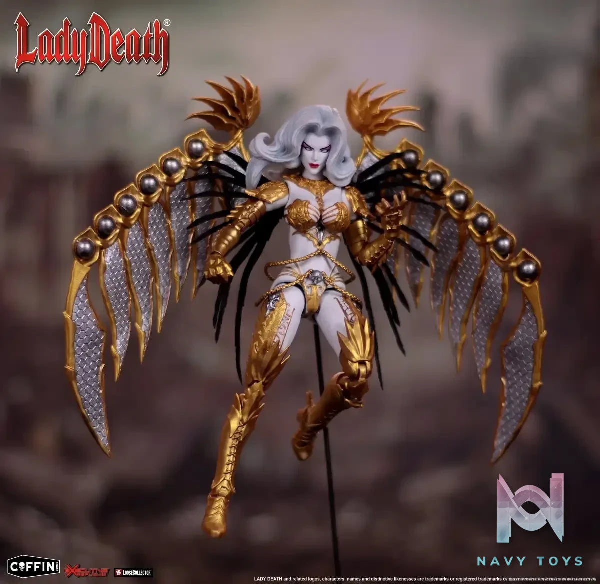 Executive Replicas – Coffin Comics Wargoth & Lady Death Model ERLCWGCC01 ERLCLDGCC02 (Licensed)