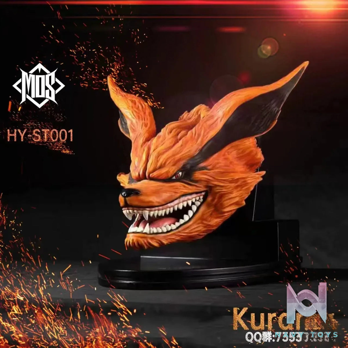 MOS Studio – Naruto bijuu series Kurama head sculpture