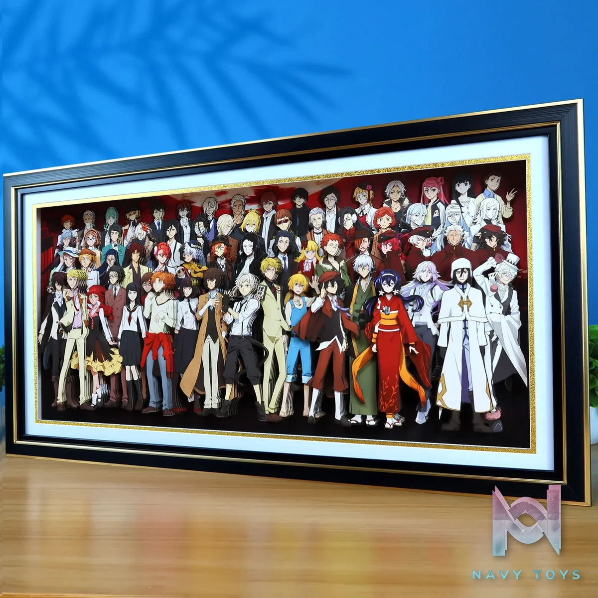 KALA HOME Studio – Bungo Stray Dogs Multiple Characters #03 3D Decorative Painting Bungo Stray Dogs