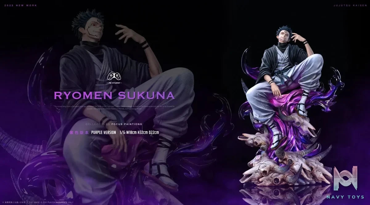PG Studio - Jujutsu Kaisen Ryomen Sukuna resin statue Navy Toys anime figure