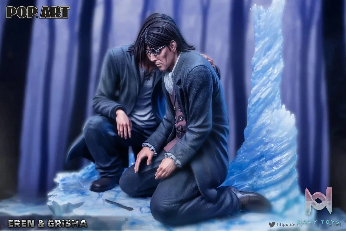 POP.ART Studio - Eren X Grisha Attack on Titan resin statue Navy Toys anime figure