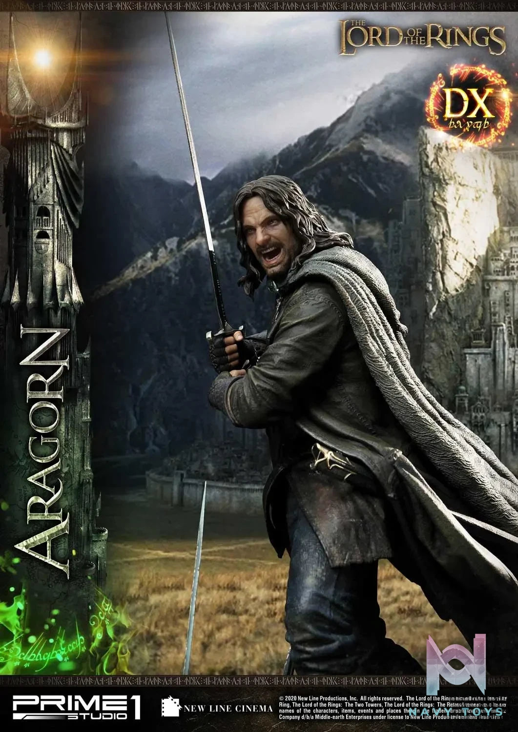 Prime 1 Studio – Premium Masterline The Lord of the Rings: The Return of the King (Film) Aragorn PMLOTR-03 PMLOTR-03DX (Licensed)