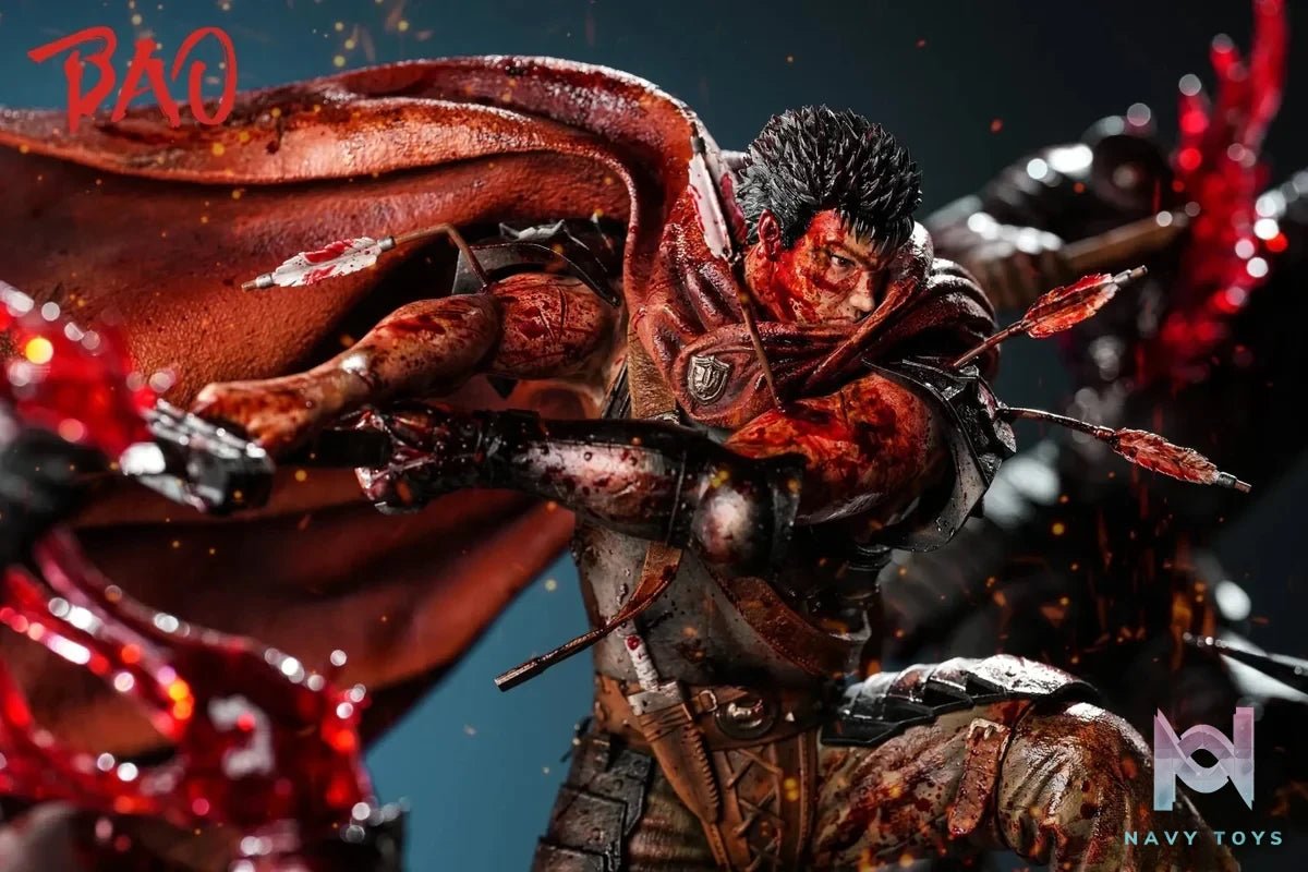 Hundred-Man Slayer Series II Guts - Berserk - Bao Studio (Eagle Dark Studio) resin statue Navy Toys anime figure