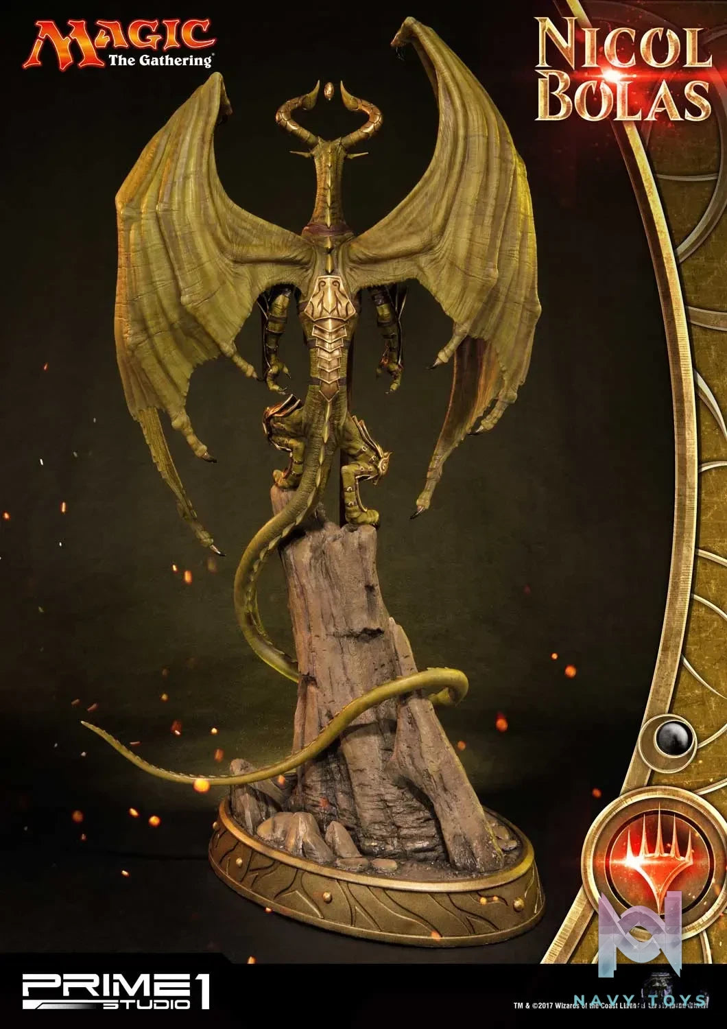 Prime 1 Studio – Premium Masterline Magic: The Gathering Nicol Bolas PMMTG-01 PMMTG-01EX (Licensed)