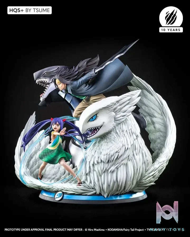 Tsume Studio - Fairy Tail HQS Gajeel & Wendy Limited Statue (Licensed) resin statue Navy Toys anime figure