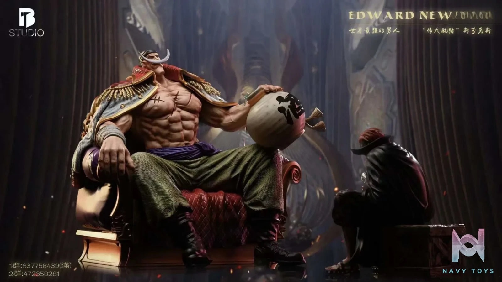 BT Studio – One Piece Seated Five Emperors #2 Edward Newgate