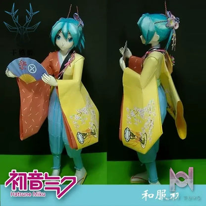 Qian Zhi Lu Studio – Hatsune Miku 3D Paper Model DIY Project Sekai