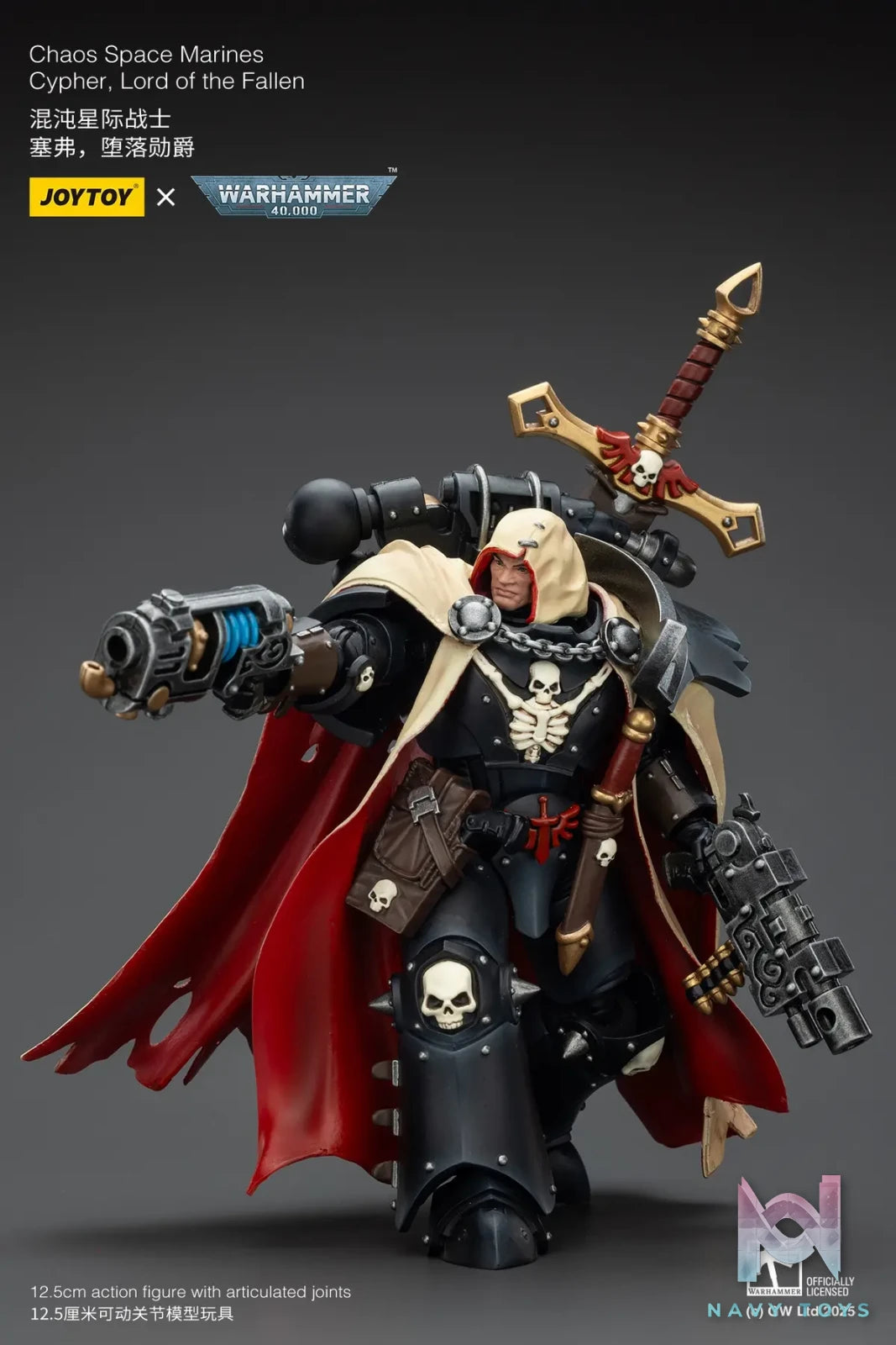JOYTOY – Chaos Space Marines Cypher, Lord of the Fallen JT01826 (Licensed)