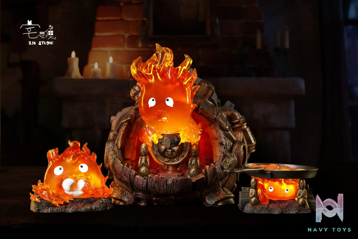 ZJB Studio – Howl’s Moving Castle Hayao Miyazaki Desktop Series Castle Calcifer