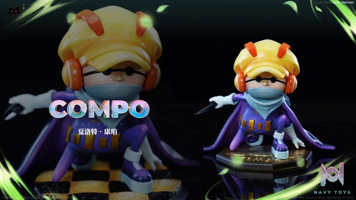 Compo & De - Chat resin statue black studio anime figure