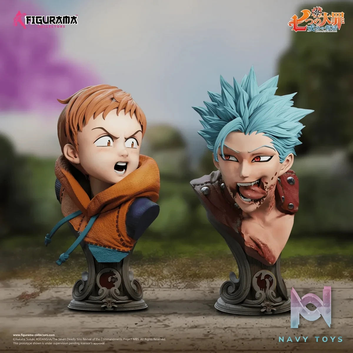 Figurama Collectors - Nanatsu no Taizai: Imashime no Fukkatsu Ban & King Elite Fandom 1/6 Scale Statue (Licensed) resin statue Navy Toys anime figure