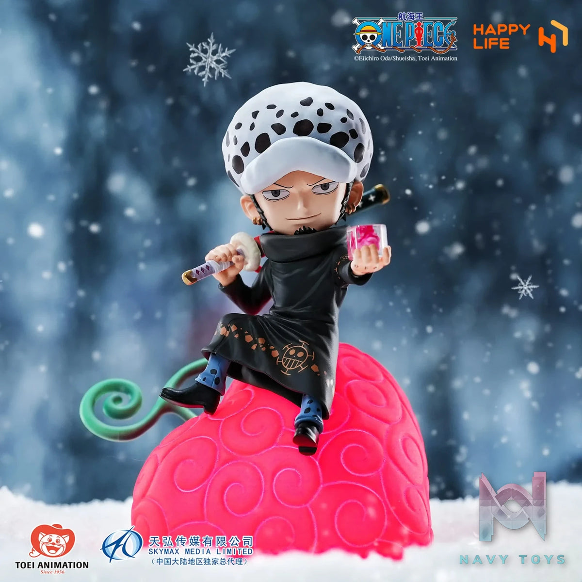 HAPPY LIFE Studio – ONE PIECE Devil Fruit Series Trafalgar Law Night Light (Licensed)