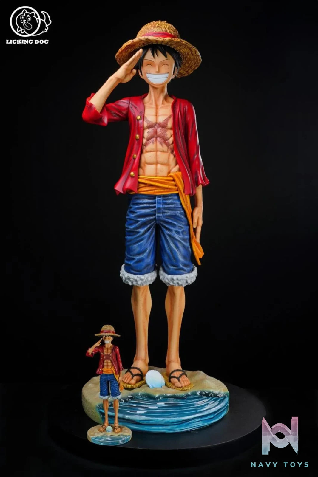 LICKING DOG Studio – One Piece Salute Monkey D. Luffy