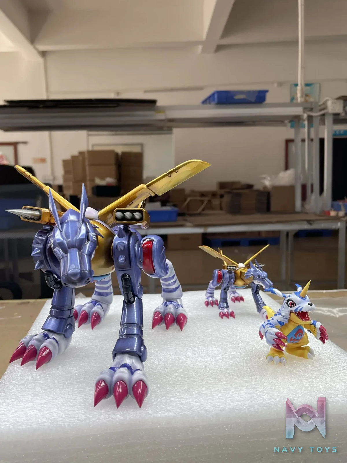 Mine Studio – Digimon Bright and Dark Round 2 – MetalGarurumon & DarkGarurumon