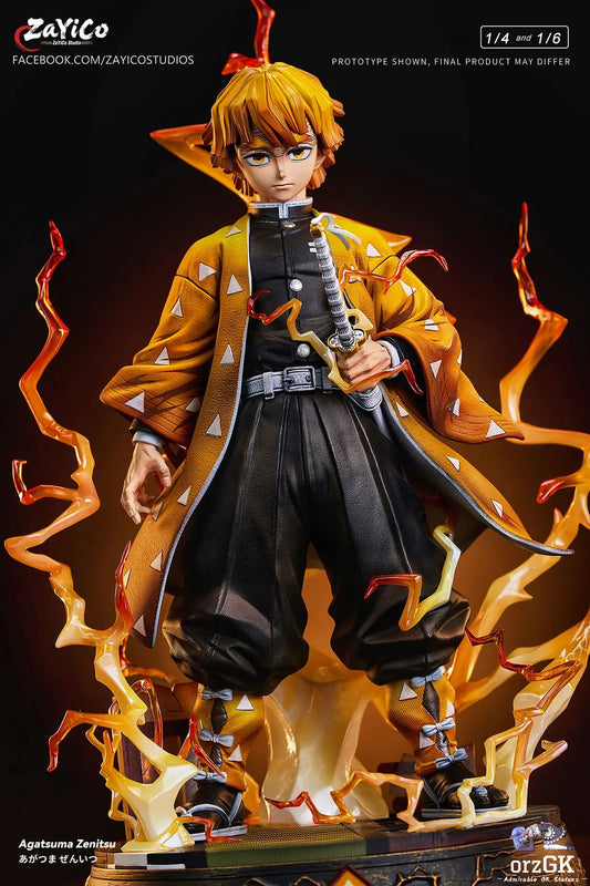 Zayico Studio - Agatsuma Zenitsu Demon Slayer resin statue Navy Toys anime figure