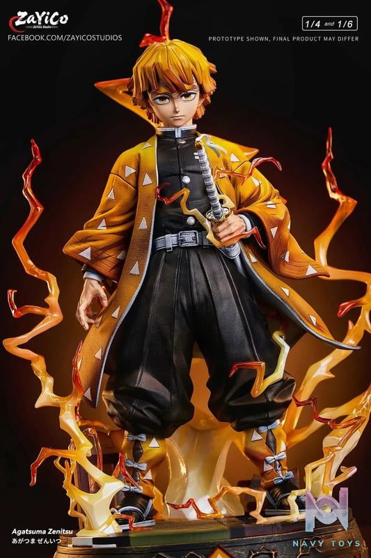 Zayico Studio - Agatsuma Zenitsu Demon Slayer resin statue Navy Toys anime figure