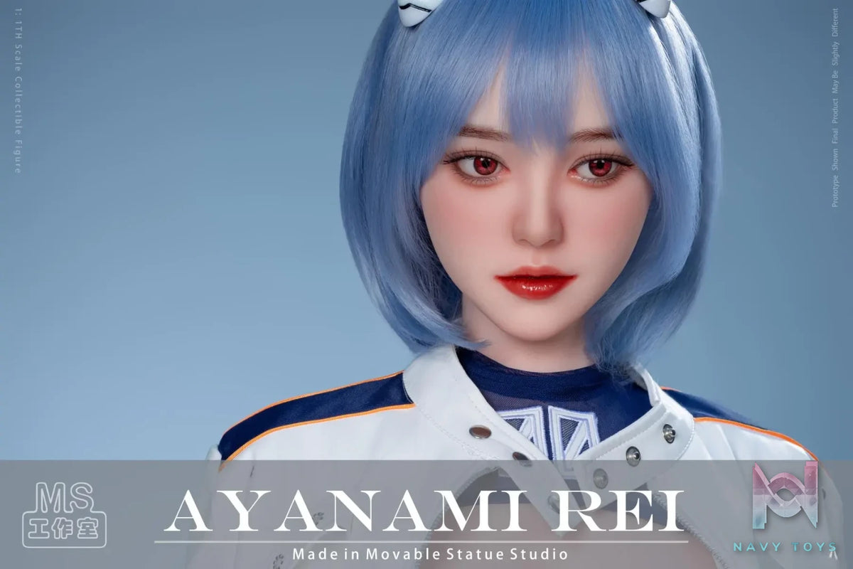 Movable Statue Studio – Neon Genesis Evangelion Realistic Anime 01 Rei Ayanami Fan Version MS-002A 1:1 Scale Life Size Figure