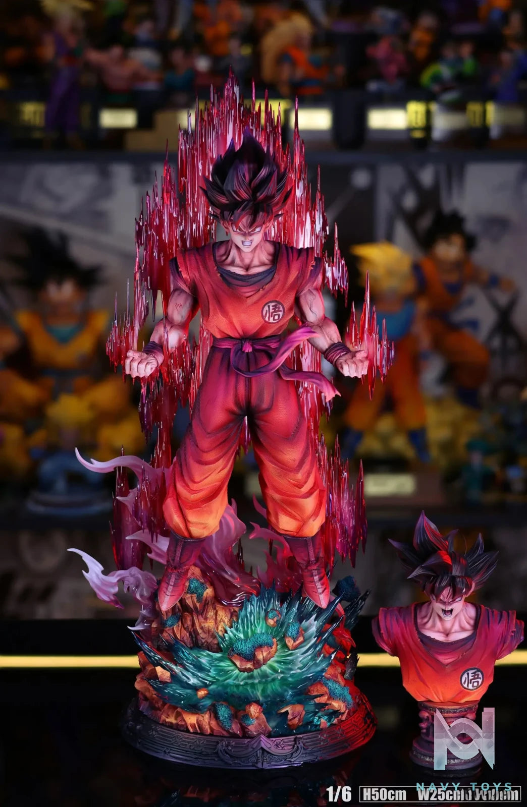 YUN QI Studio – Kaio-ken Goku 1/6 Dragon Ball