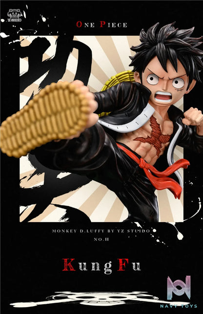 YZ Studio – One Piece title page design #11 Kung Fu Luffy