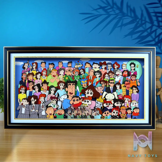 KALA HOME Studio – Crayon Shin-chan Multiple Characters #16 3D Decorative Painting Crayon Shin-chan