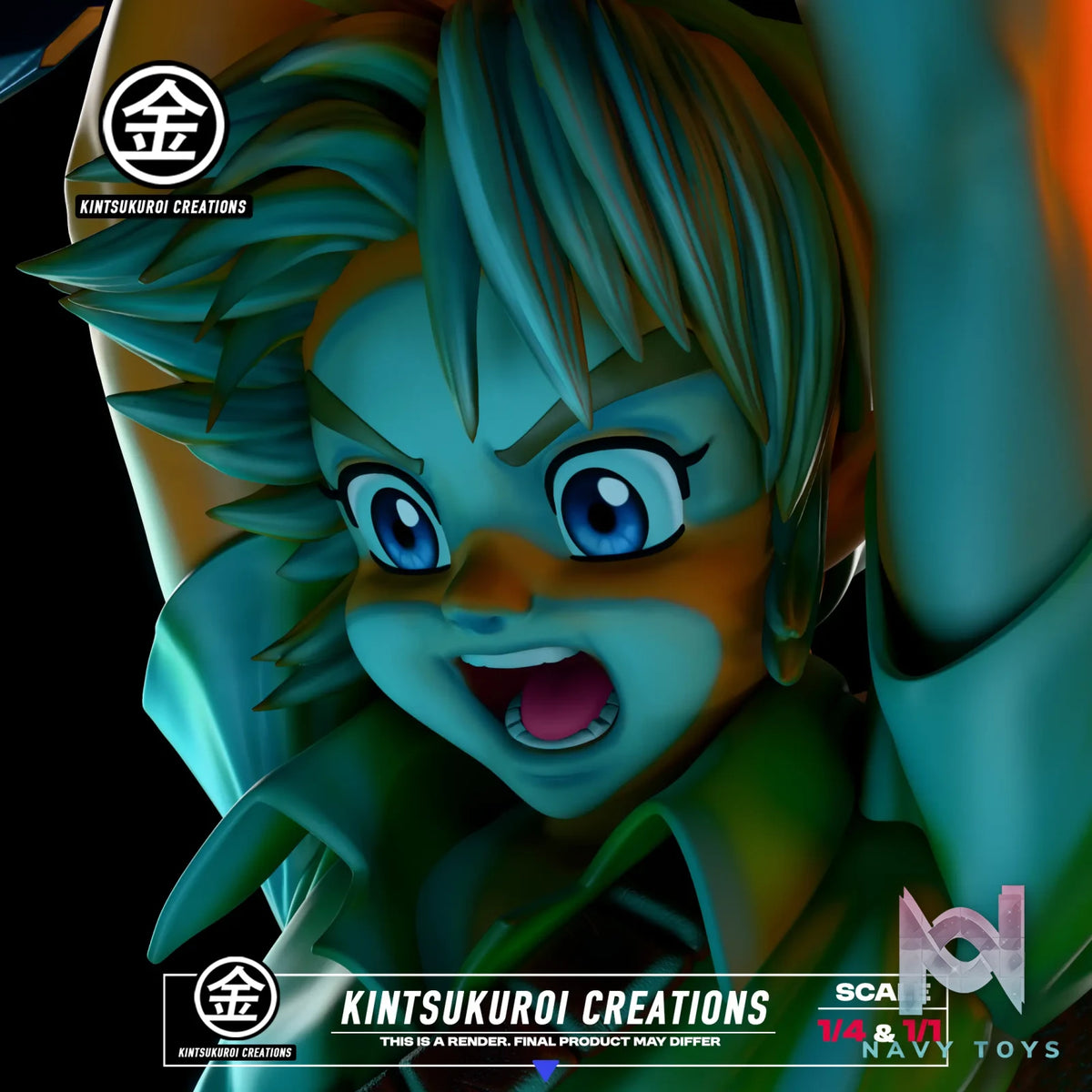 KINTSUKUROI CREATIONS Studio – The Legend of Zelda YOUNG LINK PULLING MASTER SWORD